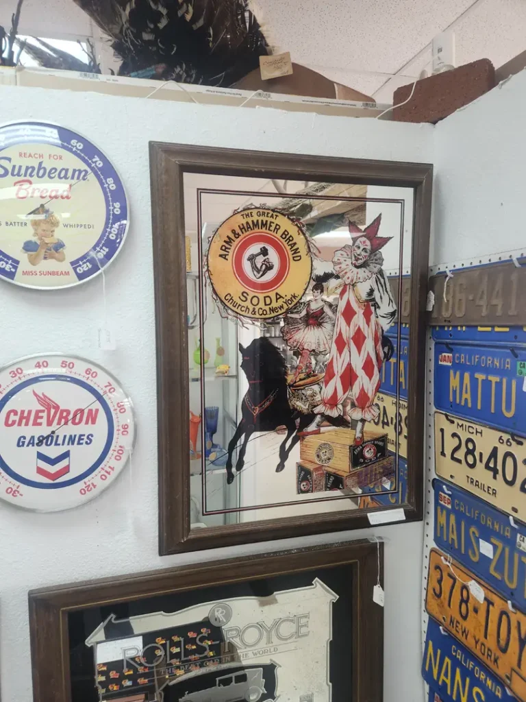 Framed vintage Arch Hammer Band soda advertisement